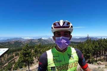 El teldense Pablo Rodríguez conquista el Pico de las Nieves/TA.